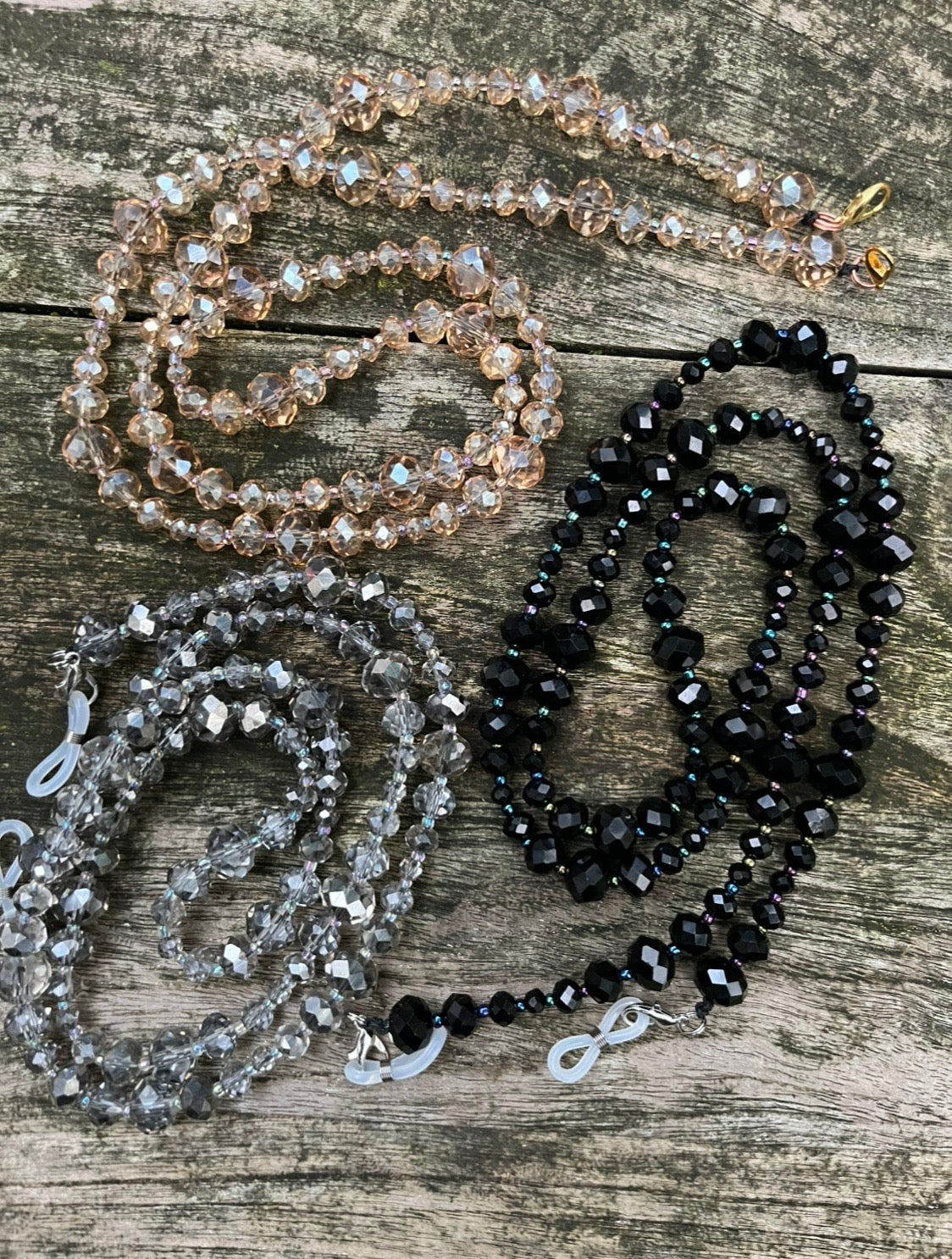 Glass crystal beads